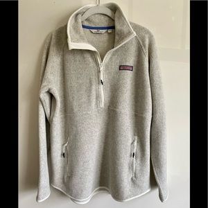 Vineyard Vines Gray Heather Relaxed Sherpa Shep Shirt S